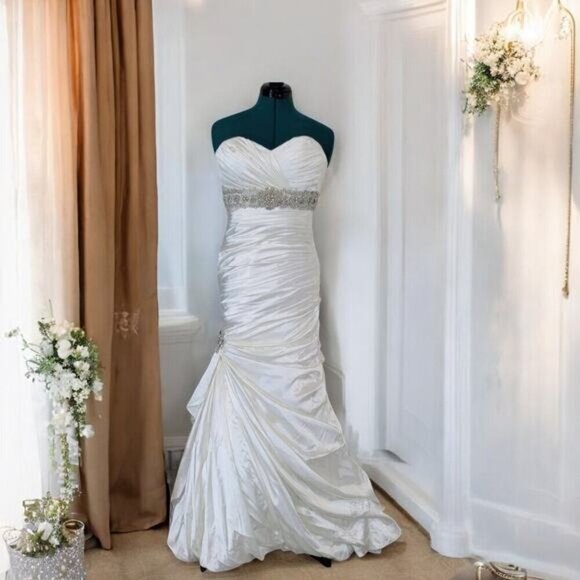 Sottero and Midgley Collection Adorae-JSM1307LU White Wedding Dress - Size 2 - Picture 3 of 16